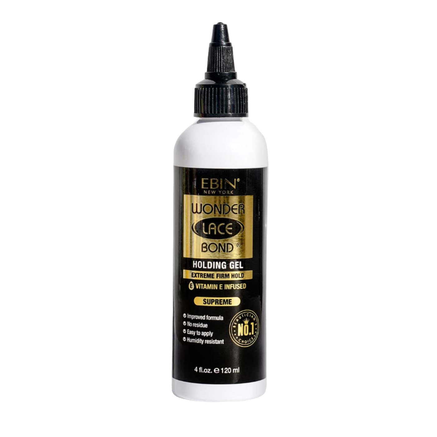 Ebin New York Wonder Lace Bond Holding Gel Supreme Hold, 4 oz