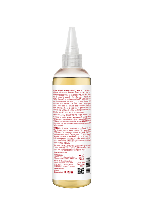 Design Essentials Scalp Care Edge & Temple Strengthening Oil, 4 oz