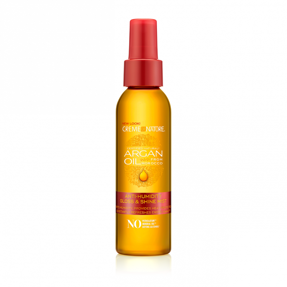 Creme of Nature Argan Oil from Morocco Anti-Humidity Gloss & Shine Mist 4 OZ