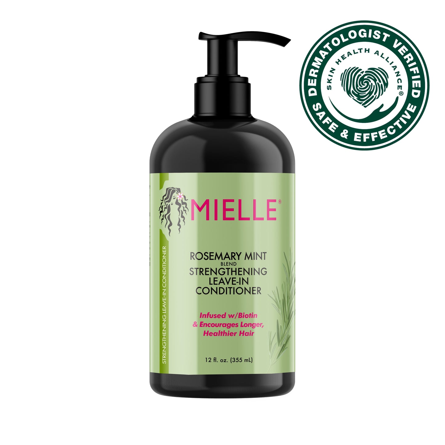 Mielle Rosemary Mint Strengthening Leave-In Conditioner, 12oz