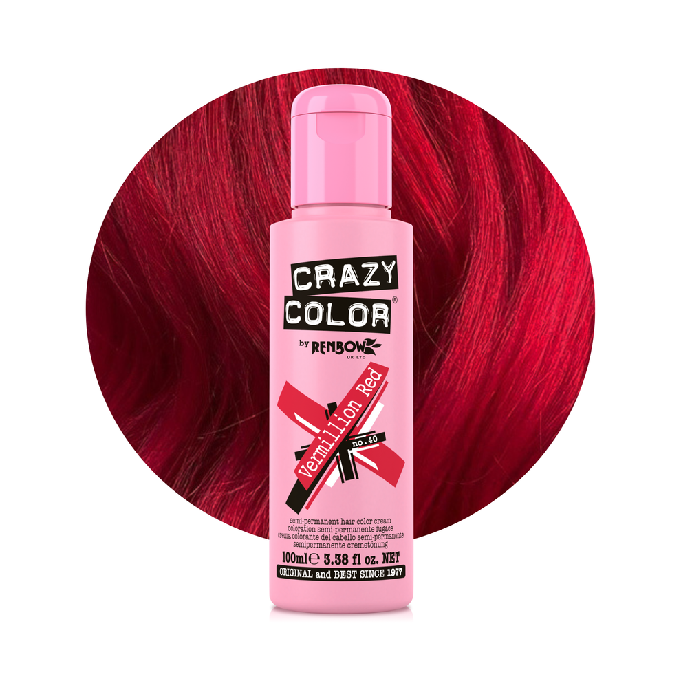 Crazy Color Semi Permanent Hair Dye, 100ml
