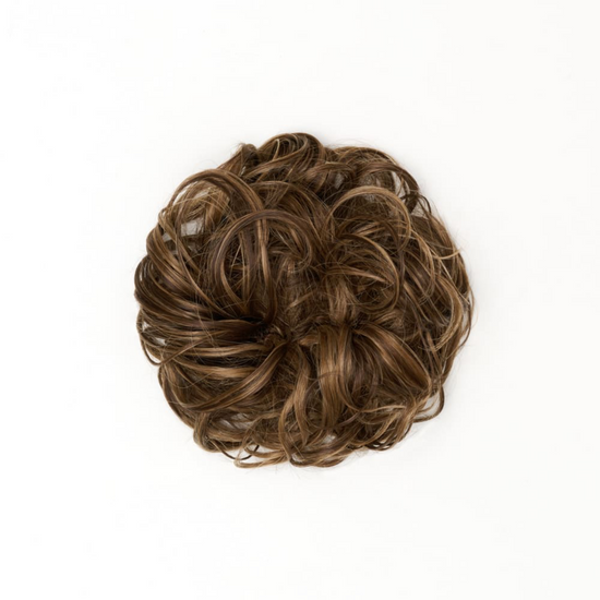 Stranded Curly Hair Messy Bun Scrunchie