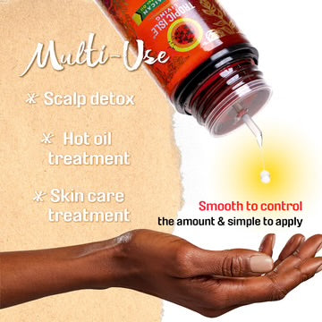 Jamaican Black Castor Smooth Oil with Mighty Mango Pappya 4oz