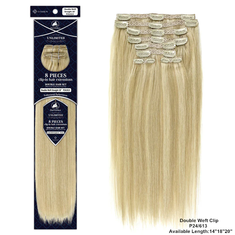 DM 20” 8 Pieces Remy Clip-in Human Hair Extension – ALI display picture 3