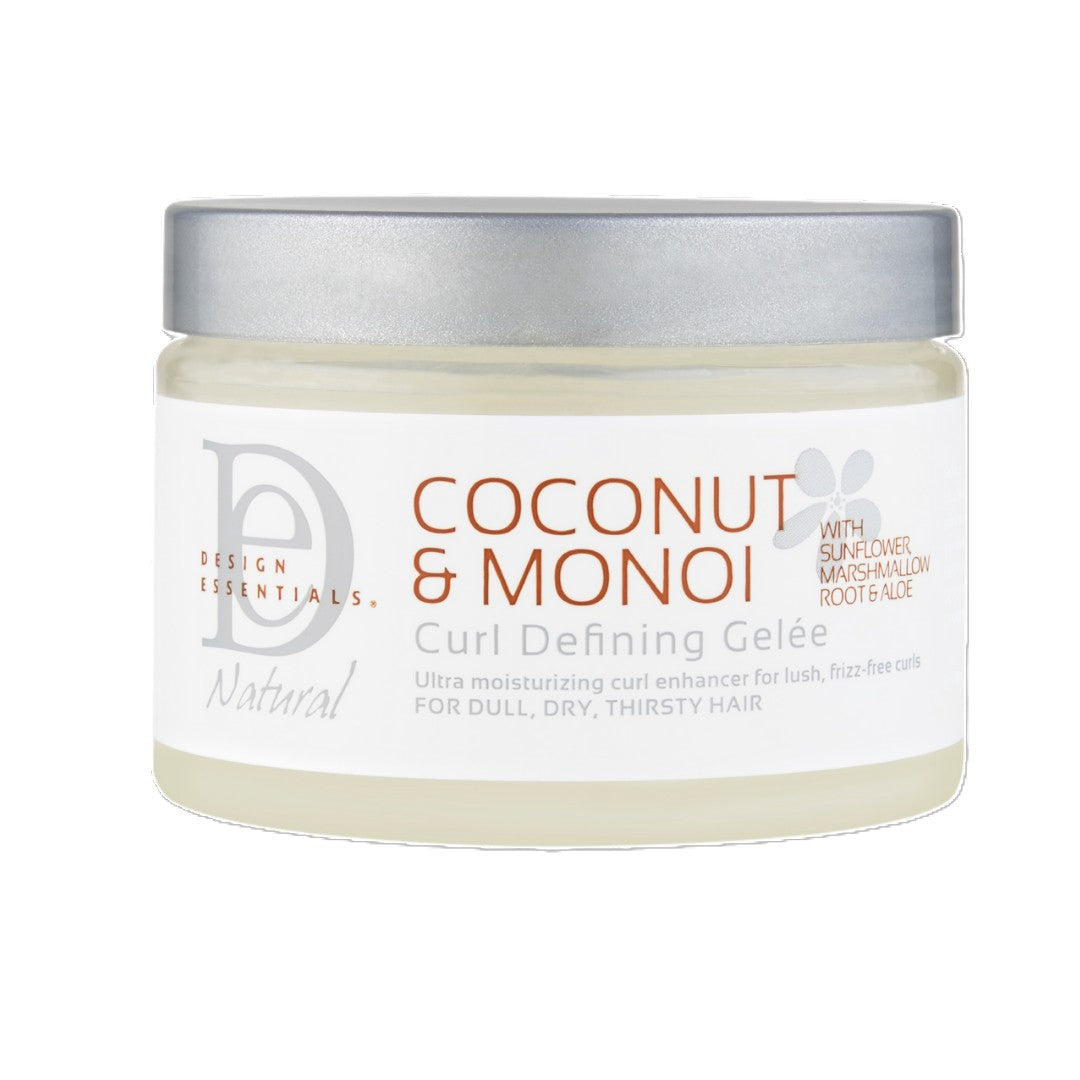 Design Essentials Coconut & Monoi Curl Defining Gelée, 12 oz