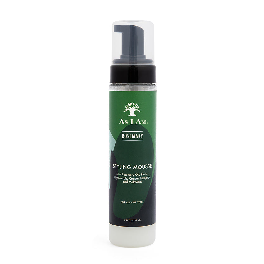 As I Am Rosemary Styling Mousse, 8 oz