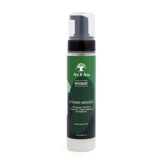 As I Am Rosemary Styling Mousse, 8 oz
