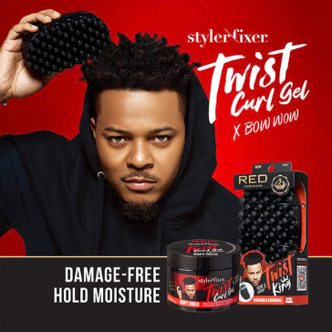 Red By Kiss Styler Fixer Twist Curl Gel x Bow Wow 170g
