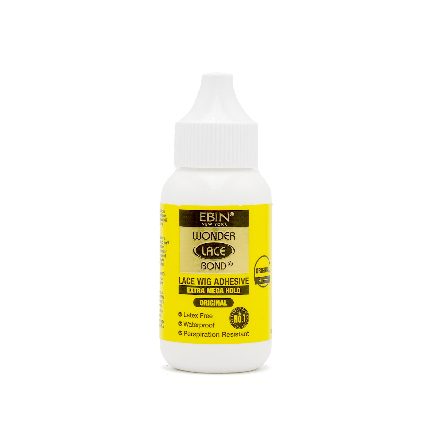 Ebin New York Wonder Lace Bond Waterproof Adhesive Extra Mega Hold, 1.18 oz