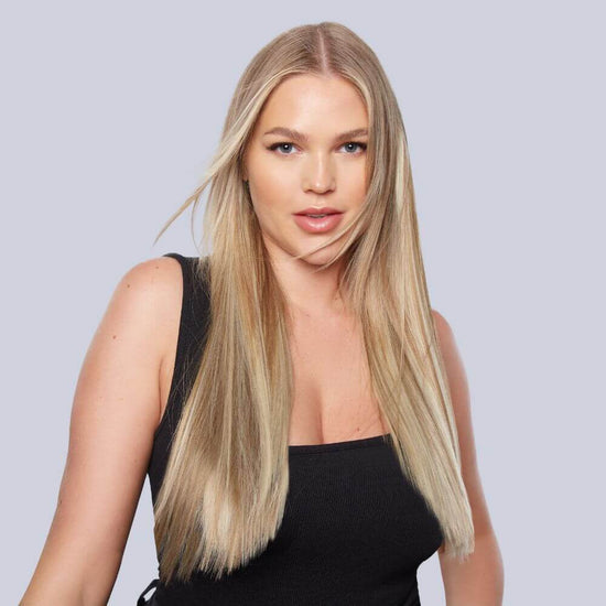 Stranded 20" One Piece Straight Clip-in Hair Extension