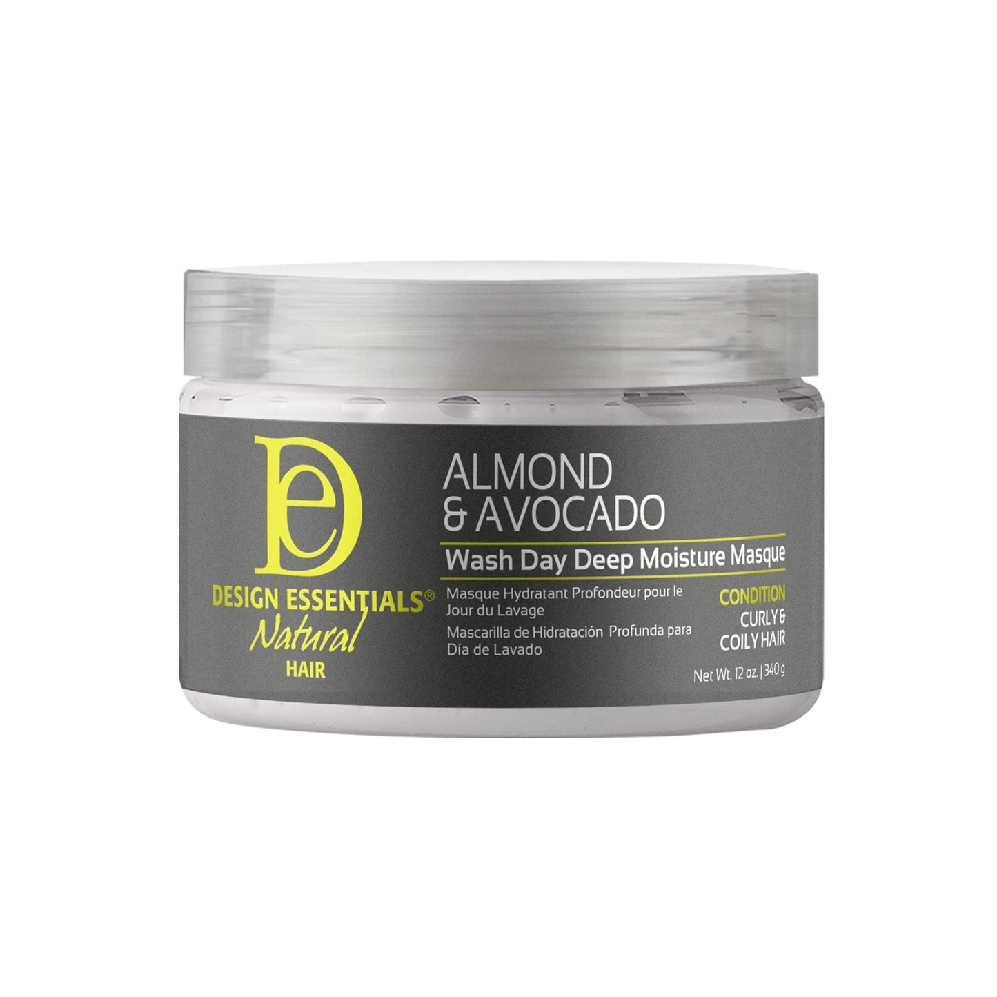 Design Essentials Almond & Avocado Wash Day Deep Moisture Masque, 12 oz