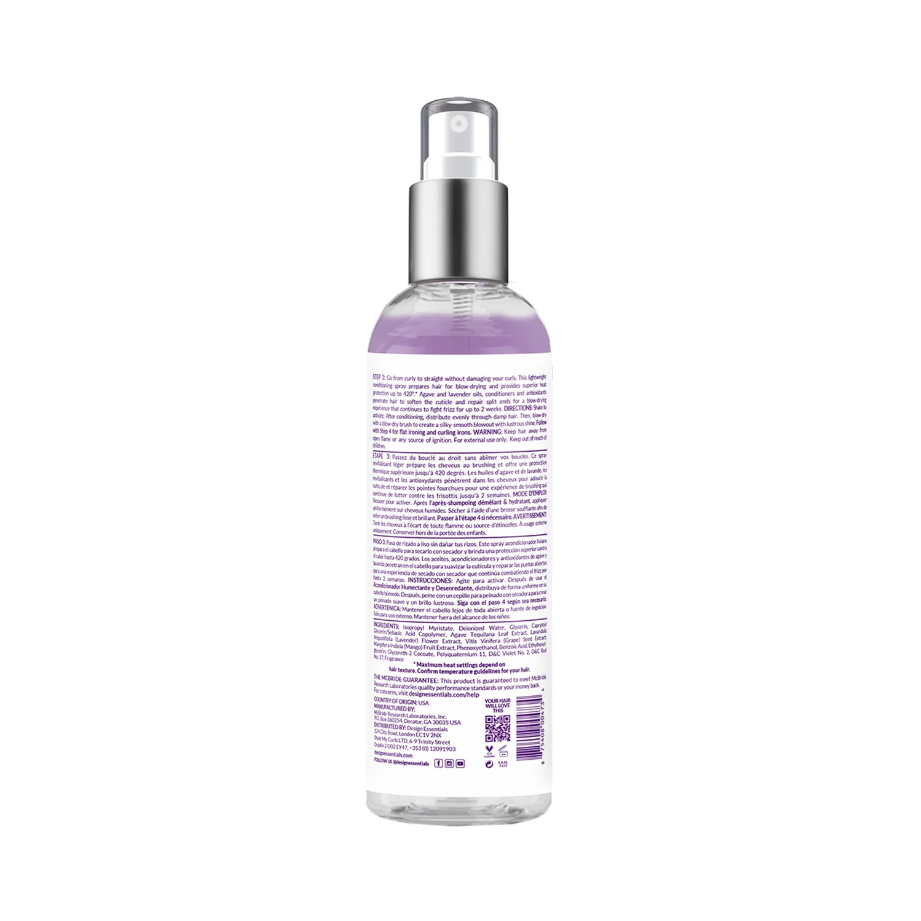 Design Essentials Agave & Lavender Blow-Dry & Heat Shield, 8 oz