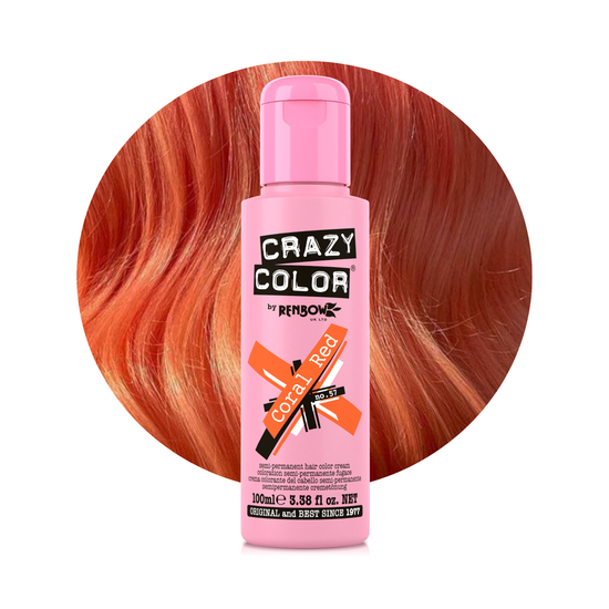 Crazy Color Semi Permanent Hair Dye, 100ml