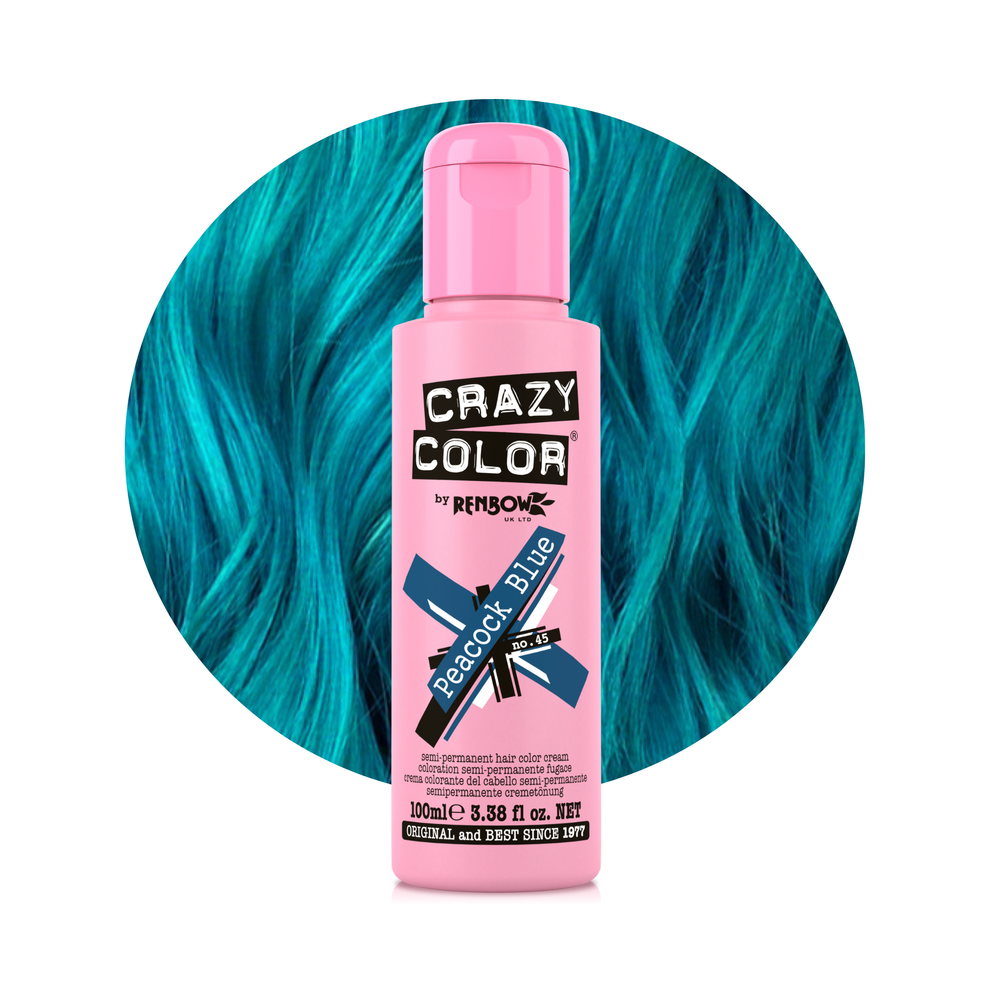 Crazy Color Semi Permanent Hair Dye, 100ml