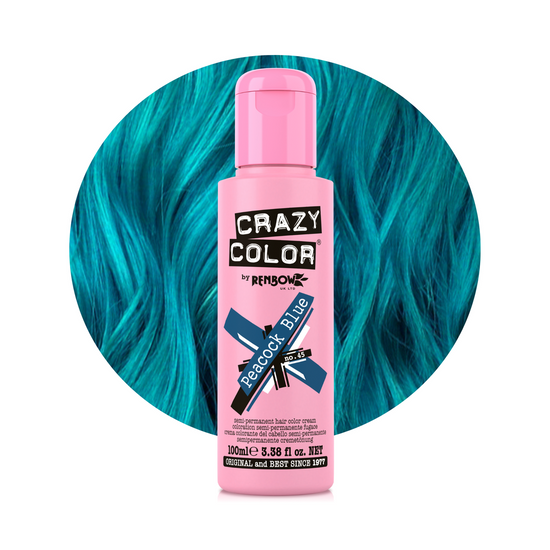 Crazy Color Semi Permanent Hair Dye, 100ml