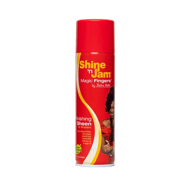 Shine ‘N Jam Magic Fingers Finishing Sheen Spray for Braiders, 11.5 oz