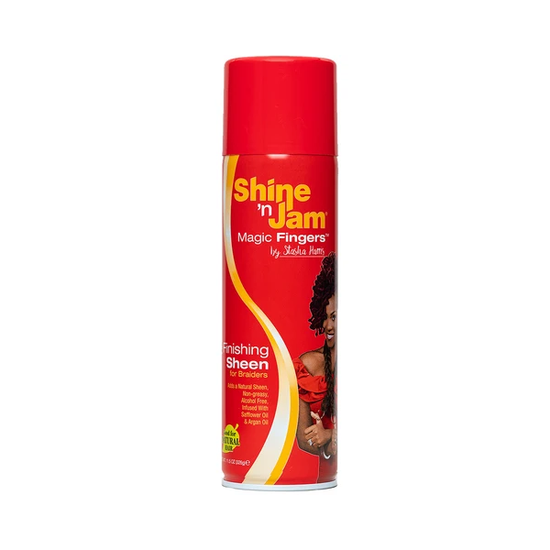 Shine ‘N Jam Magic Fingers Finishing Sheen Spray for Braiders, 11.5 oz