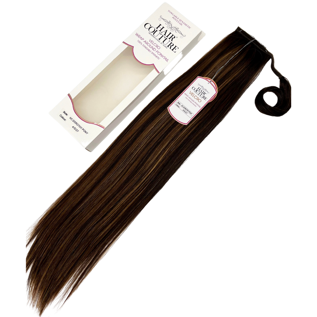 The Dorothy silky straight style 28" Velcro Wrap Ponytail