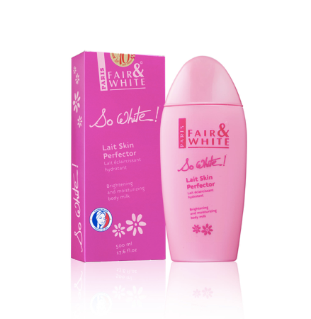 FAIR & WHITE SO WHITE Body Lotion Skin Perfector, 500ml