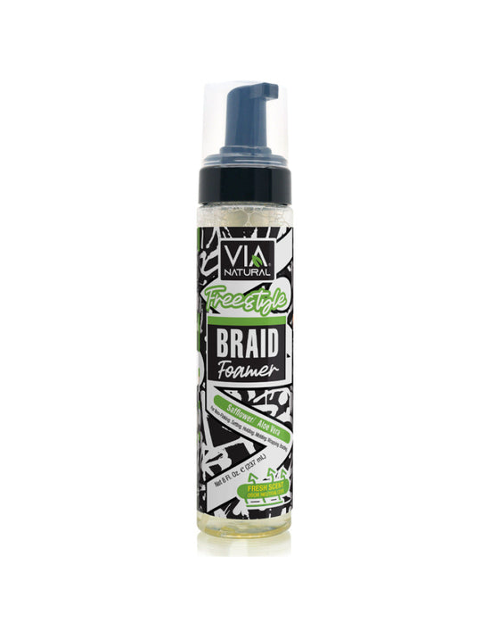 Via Natural Freestyle Braid Foamer, 8 oz