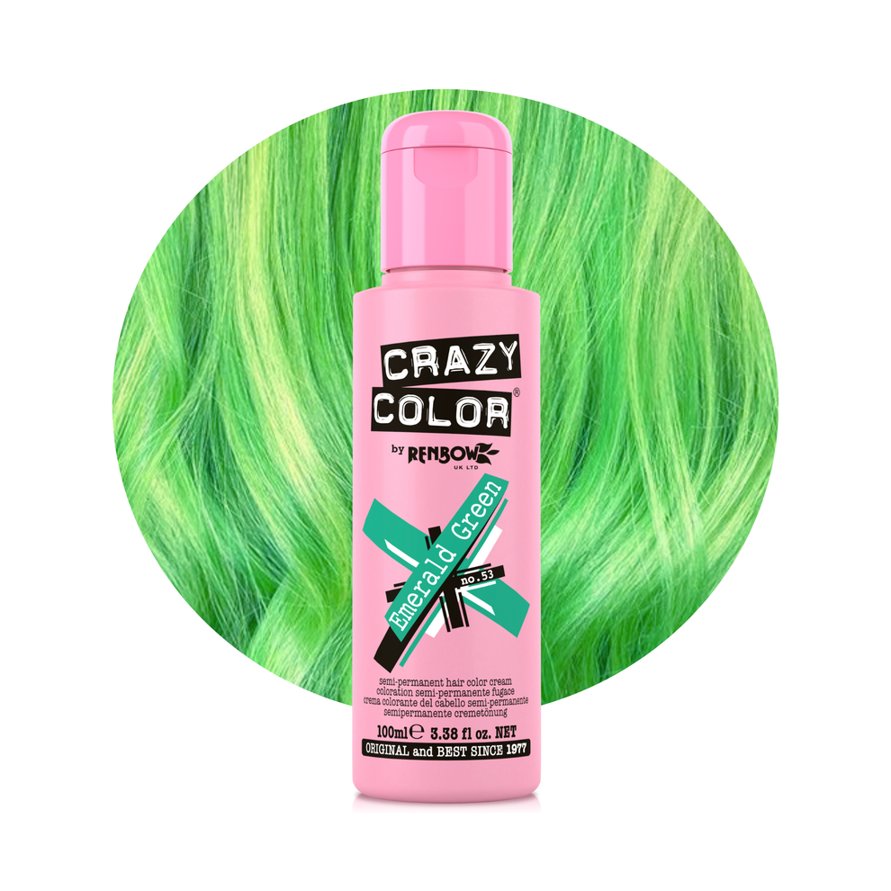 Crazy Color Semi Permanent Hair Dye, 100ml