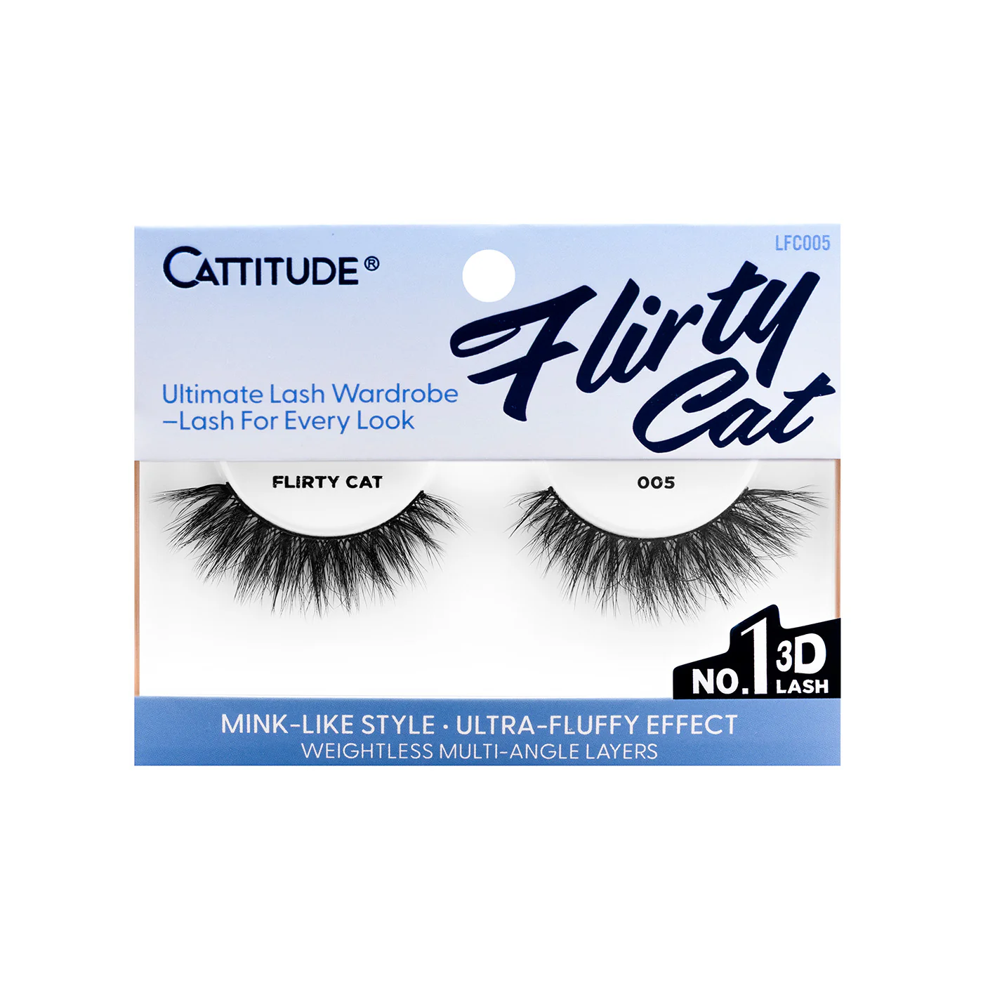 CATTITUDE 3D Lashes Flirty Cat (005)