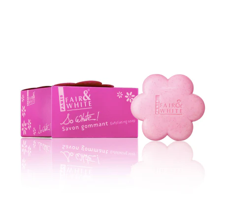 FAIR AND WHITE SO WHITE Exfoliating Soap 200G