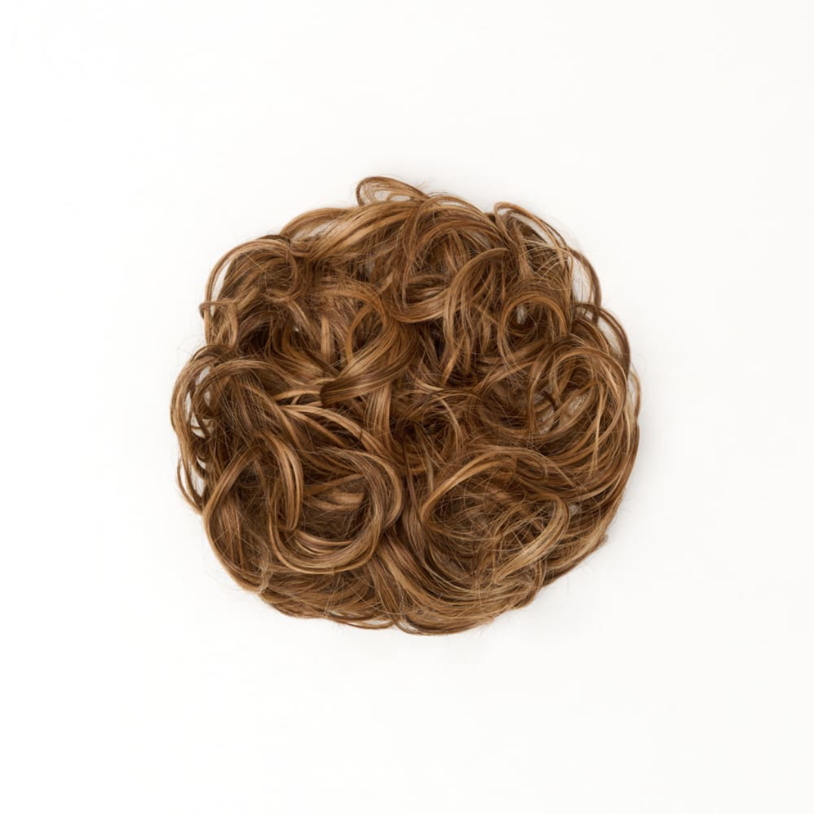 Stranded Curly Hair Messy Bun Scrunchie