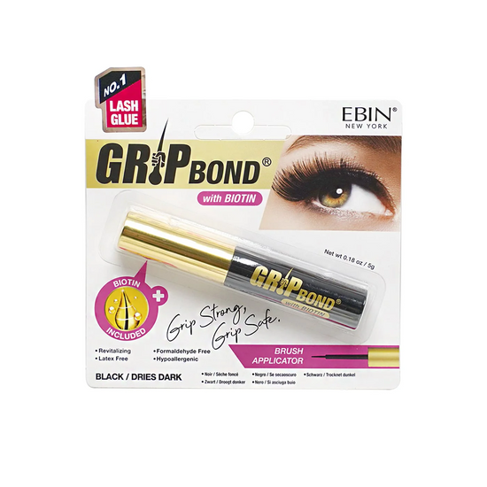 GRIP BOND LASH ADHESIVE with BIOTIN BLACK / BRUSH