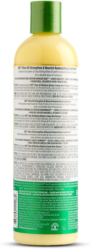 ORS OLIVE OIL Strengthen & Nourish Replenishing Conditioner Infused with Sweet Orange Oil 12.2 OZ