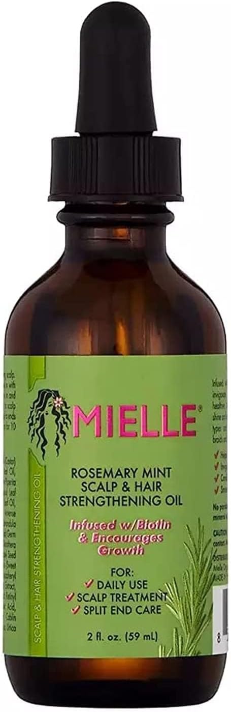 Mielle Rosemary Mint Scalp & Hair Strengthening Oil with Biotin 2 FL OZ