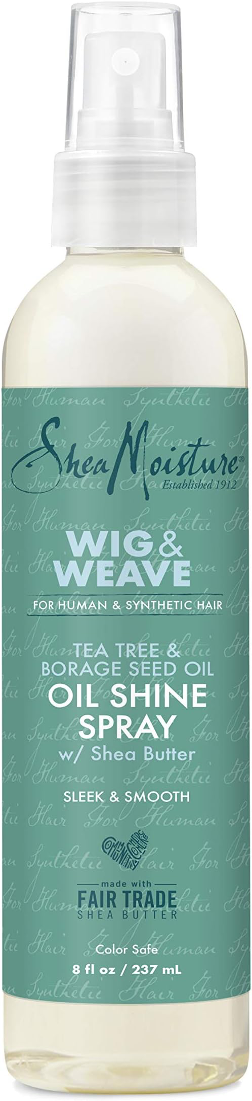 SheaMoisture Oil Shine Hair Spray for Wig and Weave 237ml