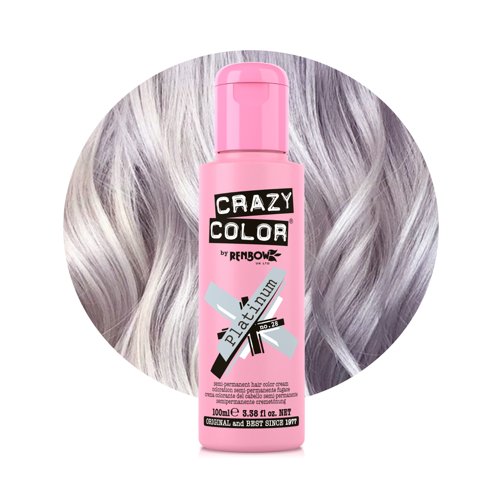 Crazy Color Semi Permanent Hair Dye, 100ml