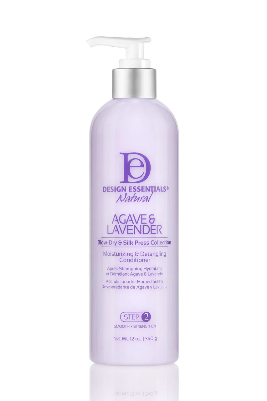 Design Essentials Agave & Lavender Moisturizing & Detangling Conditioner, 12 OZ