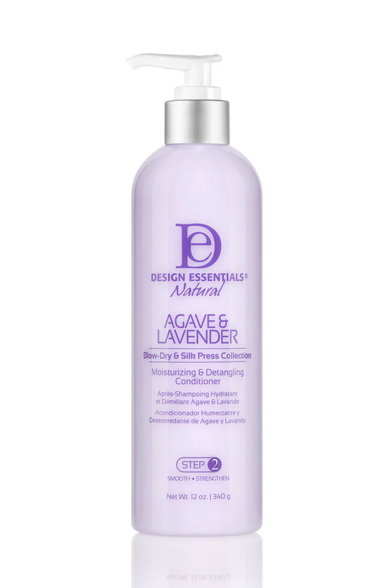 Design Essentials Agave & Lavender Moisturizing & Detangling Conditioner, 12 OZ
