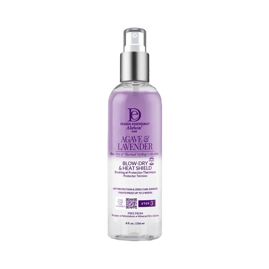 Design Essentials Agave & Lavender Blow-Dry & Heat Shield, 8 oz