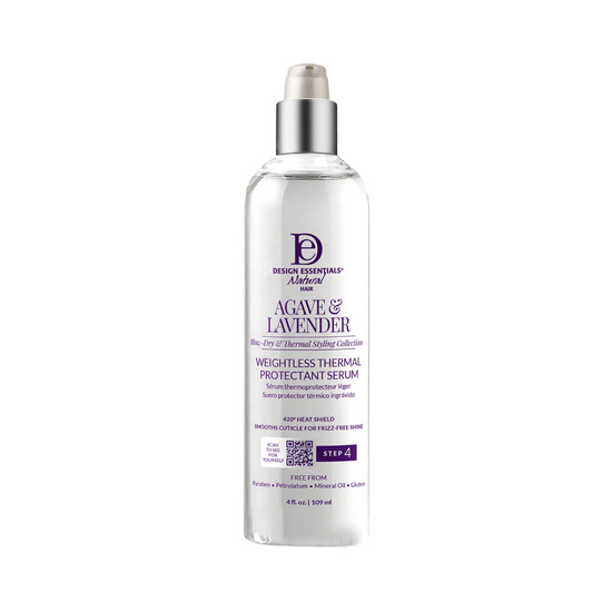 Design Essentials Agave & Lavender Weightless Thermal Protectant Serum, 4 oz