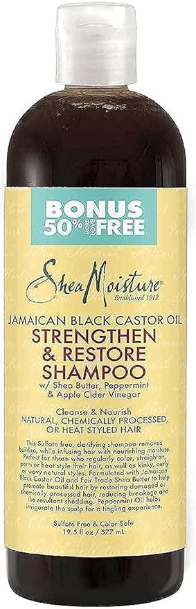 Shea Moisture Jamaican Castor Oil Strengthen & Restore Shampoo  586ml