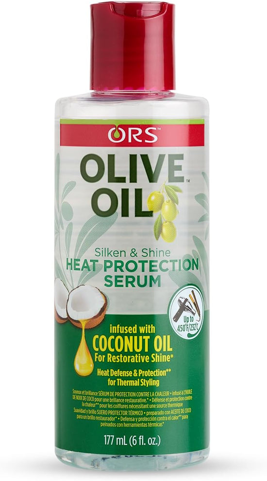 ORS Olive Oil Heat Protection Hair Serum Infused With COCONUT OIL (6.0 OZ)