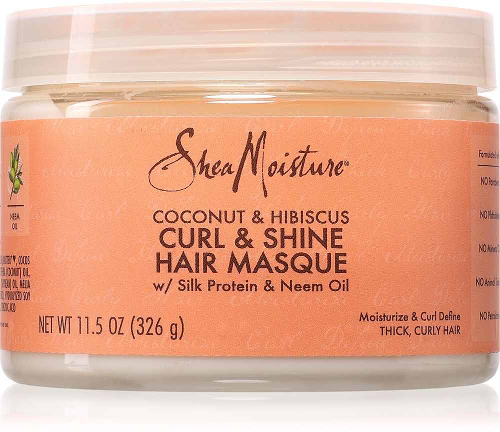 Shea Moisture Coconut & Hibiscus Curl & Shine Hair Masque, 11.5 oz