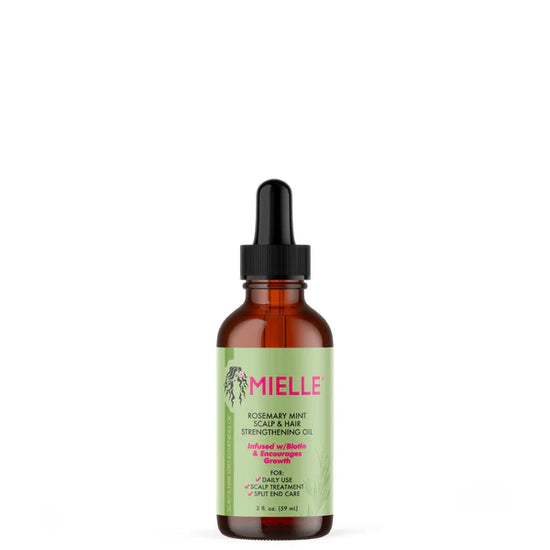 Mielle Rosemary Mint Scalp & Hair Strengthening Oil with Biotin 2 FL OZ