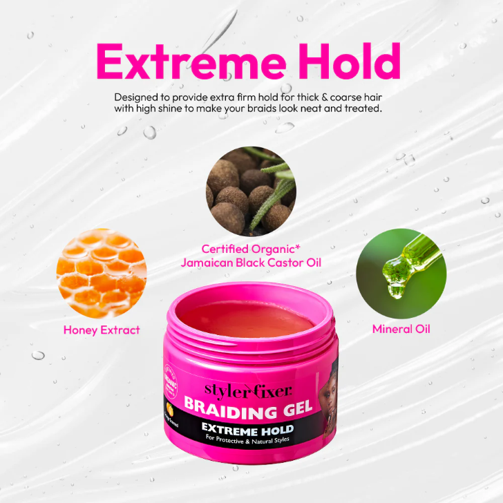 Red By Kiss Styler Fixer Braiding Gel - Extreme Hold
