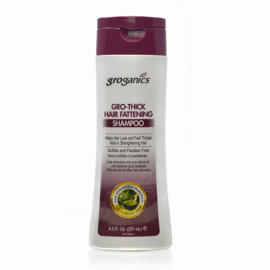 Groganics Growthick Hair Fattening Shampoo, 8oz