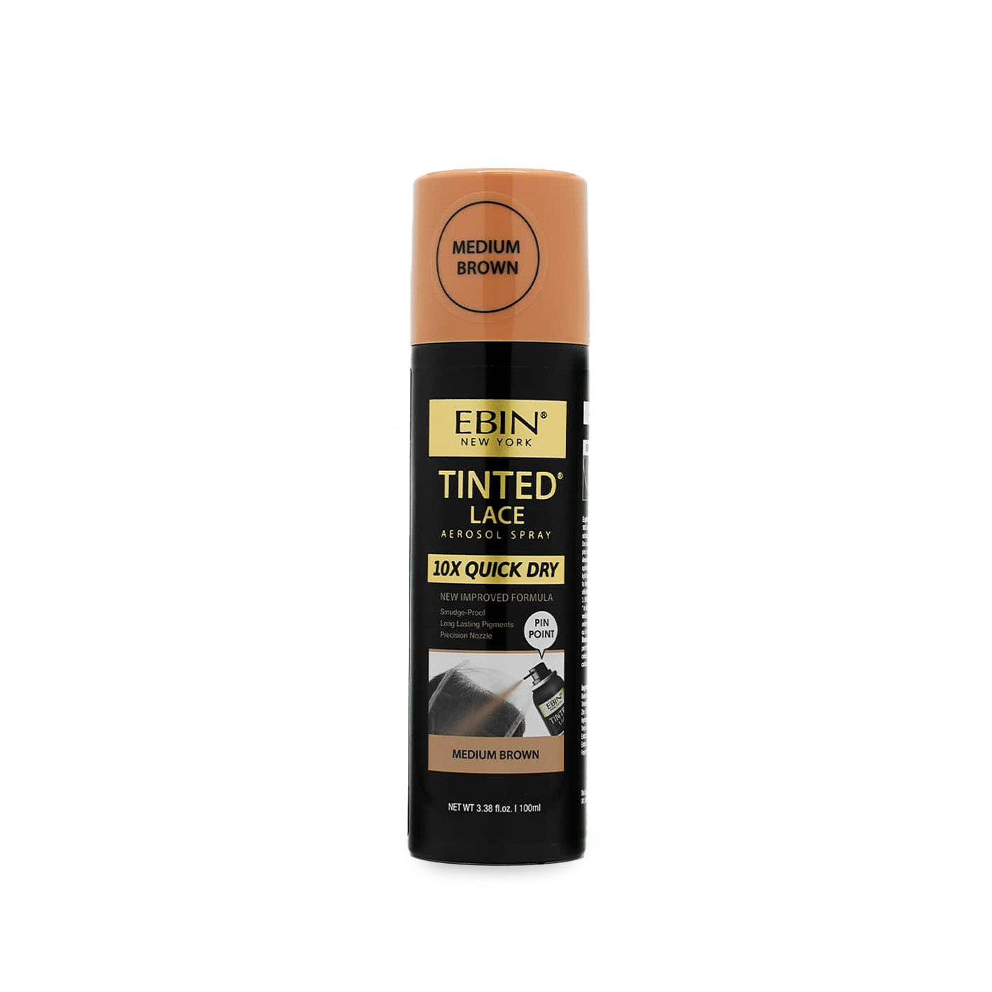 10X Quick Dry Tinted Lace Spray, 3.38oz/100ml