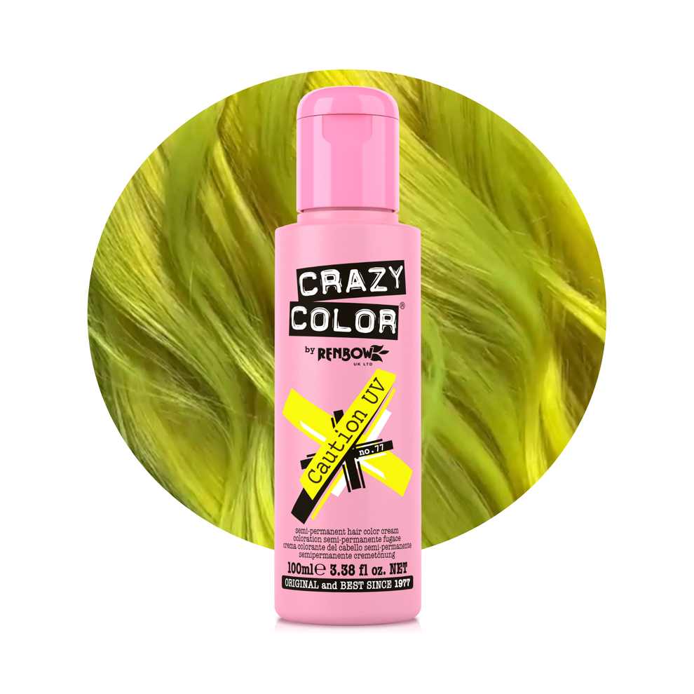 Crazy Color Semi Permanent Hair Dye, 100ml