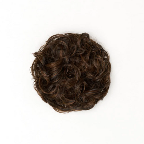Stranded Curly Hair Messy Bun Scrunchie
