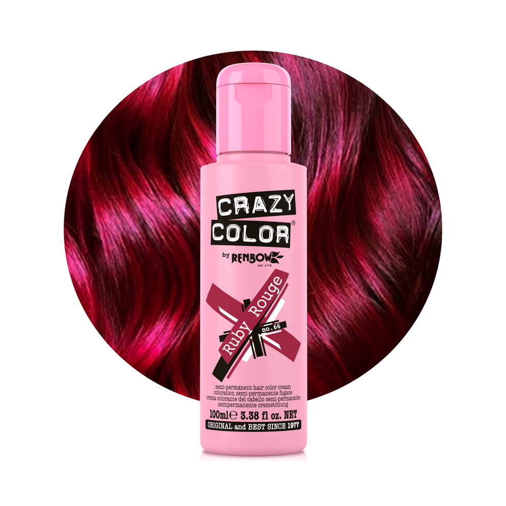 Crazy Color Semi Permanent Hair Dye, 100ml