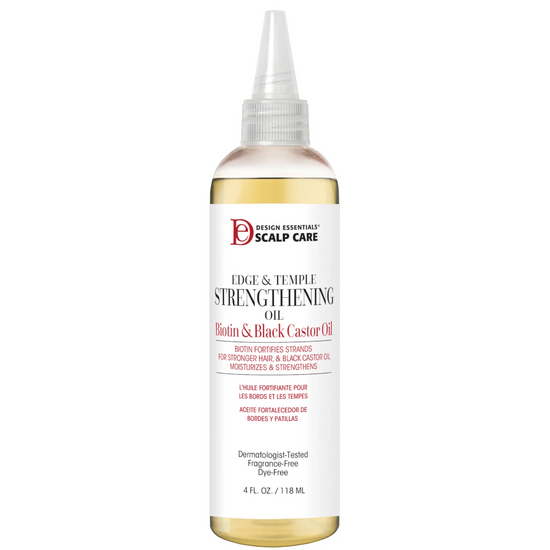 Design Essentials Scalp Care Edge & Temple Strengthening Oil, 4 oz