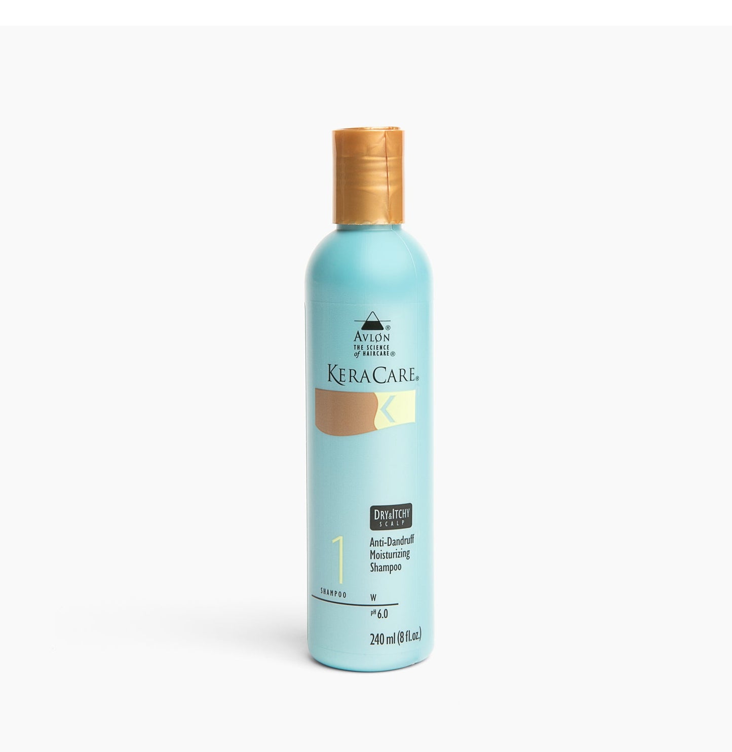 KeraCare Dry & Itchy Scalp Anti-Dandruff Moisturizing Shampoo, 8 oz