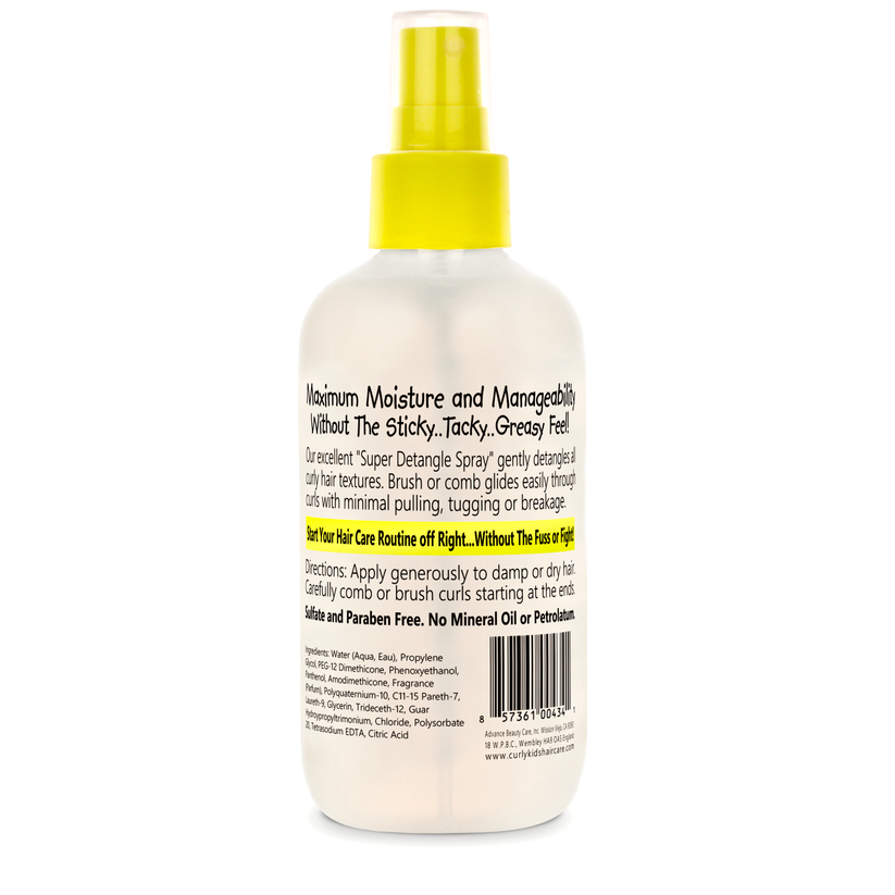 Curly Kids Super Detangle Spray, 6oz